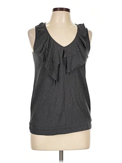 Pre-owned Dkny Jeans Sleeveless T-shirt In Gray