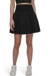 Dkny Jeans Smocked Waist Cotton Gauze Skirt