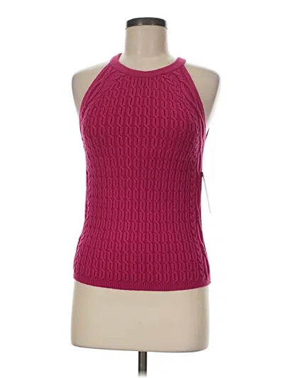 Pre-owned Dkny Jeans Sweater Vest In Pink