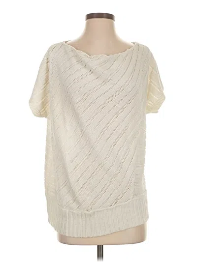 Pre-owned Dkny Jeans Sweater Vest In White
