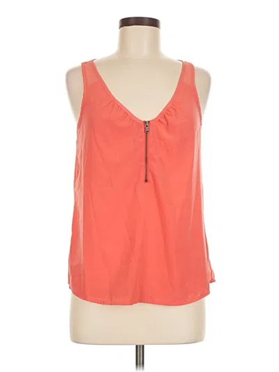 Pre-owned Dkny Jeans Tank Top In Orange