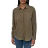 Dkny Jeans Tencel® Lyocell Chambray Button-up Shirt In Green