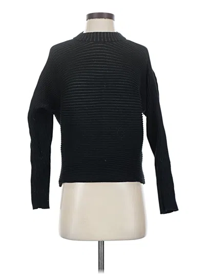 Pre-owned Dkny Jeans Turtleneck Sweater In Black
