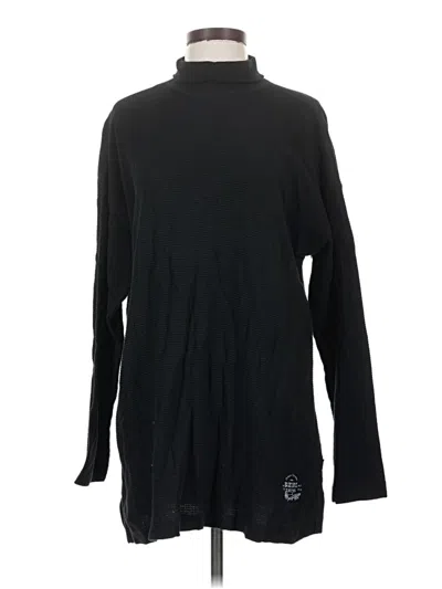 Pre-owned Dkny Jeans Turtleneck Sweater In Black