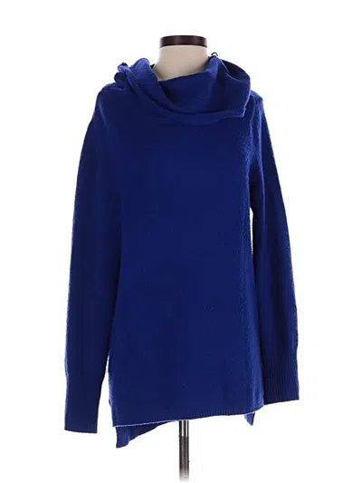 Pre-owned Dkny Jeans Turtleneck Sweater In Blue