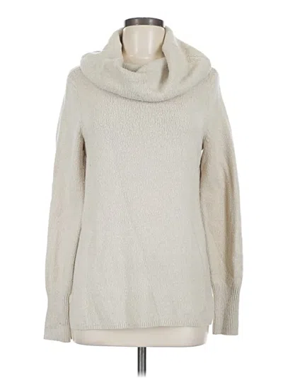 Pre-owned Dkny Jeans Turtleneck Sweater In Ivory