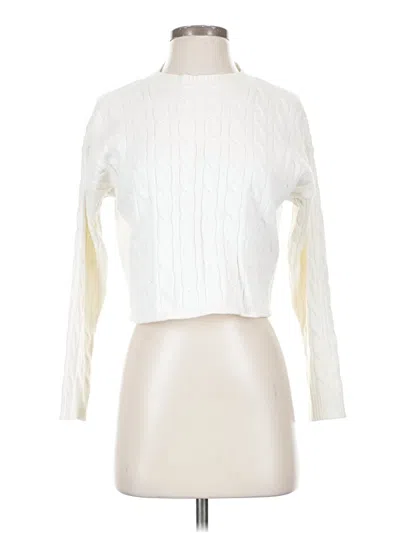 Pre-owned Dkny Jeans Turtleneck Sweater In Ivory