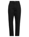 Dkny Jeans Woman Jeans Black Size 31 Cotton In Black