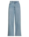Dkny Jeans Woman Jeans Blue Size 30 Cotton, Elastane In Blue