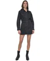 Dkny Jeans Women's Button-down Long-sleeve Denim Dress