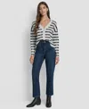 Dkny Jeans Women's Classic High Rise Straight No Cuff Jeans In Blue