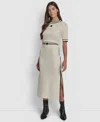 Dkny Jeans Women's Color Block Maxi Skirt In Neutral