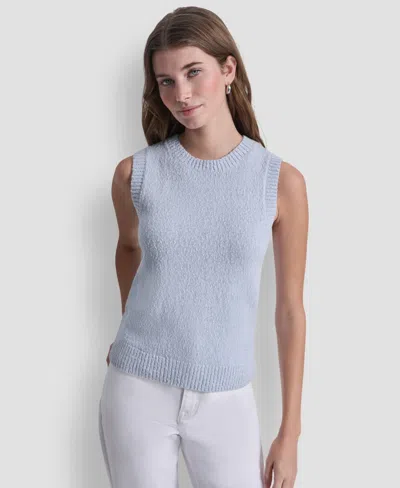 Dkny Jeans Women's Crewneck Pull-on Sweater In Blue