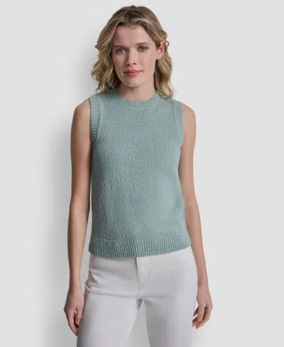 Dkny Jeans Women's Crewneck Pull-on Sweater In Gray