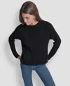 Dkny Jeans Women's Crewneck Sweater In Black