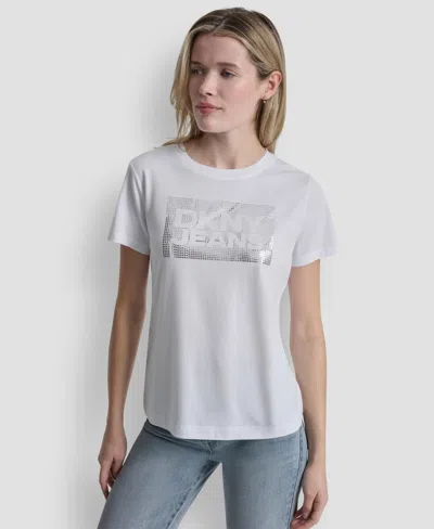 Dkny Jeans Women's Crewneck T-shirt In Multi