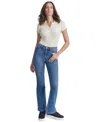Dkny Jeans Women's High-rise Flare-leg Ankle Jeans In Dekalb Wash
