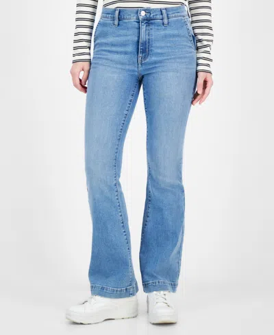 Dkny Jeans Women's High-rise Flare Trouser Jeans In Baxter