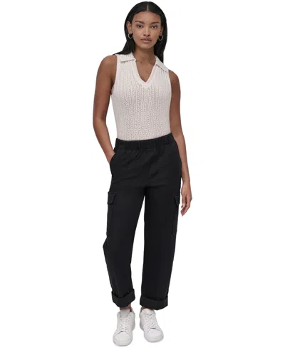 Dkny Jeans Women's High-rise Pull-on Cargo Pants