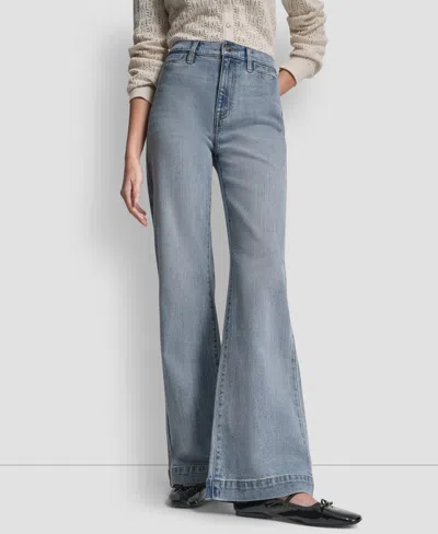 Dkny Jeans Women's High Rise Relaxed Fit Jeans In Blue