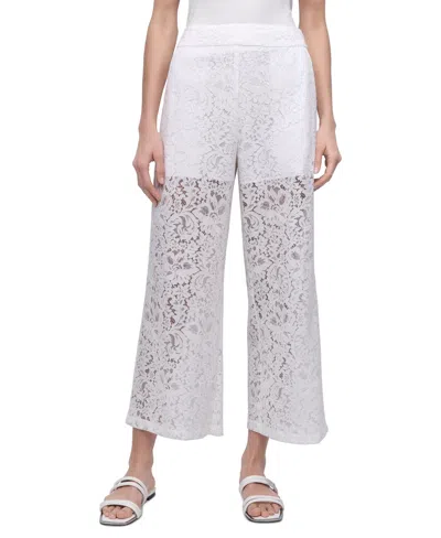 Dkny Jeans Women's Lace Cropped Pants