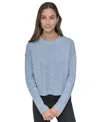 DKNY JEANS WOMEN'S LIGHTWEIGHT CABLE-KNIT SWEATER