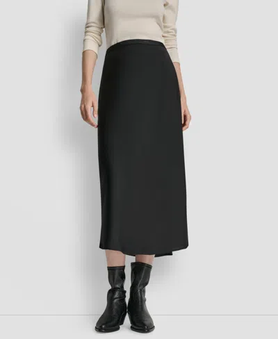 Dkny Jeans Women's Logo Elastic Waistband Slip Skirt In Multi