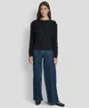 Dkny Jeans Women's Long Sleeves Sweater In Black