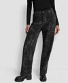 Dkny Jeans Women's Embellished Pull-on Top In Black