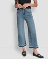 Dkny Jeans Women's Mid-rise Wide Leg Jeans In Blue