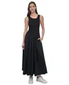 Dkny Jeans Women's Mixed-media Tank Dress