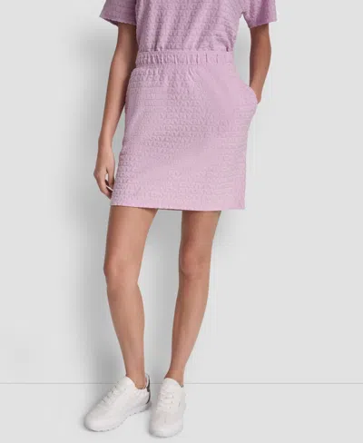 Dkny Jeans Women's Pull-on Mini Skirt In Purple