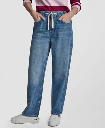 Dkny Jeans Women's Relaxed Straight-leg Jeans In Multi