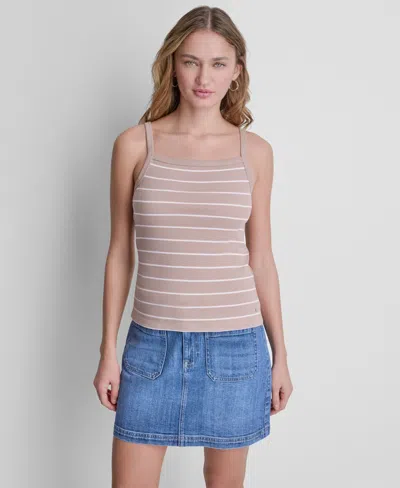 Dkny Jeans Women's Square Neck Tank Top In Multi