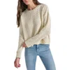 Dkny Jeans Women's Metallic Cable Knit Crewneck Sweater In Multi