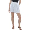 Dkny Jeans Womens Pull On Short High-waist Shorts In White