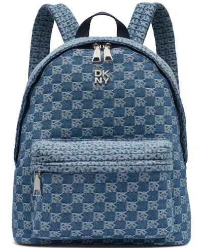 Dkny Jenny Zipper Large Backpack In Burgundy