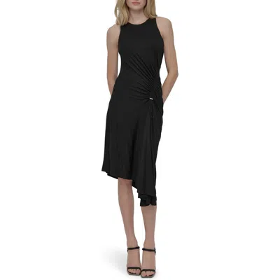 Dkny Jersey Ruched Sheath Dress