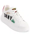 DKNY JEWEL CITY SIGNS LACE-UP LOW-TOP PLATFORM SNEAKERS