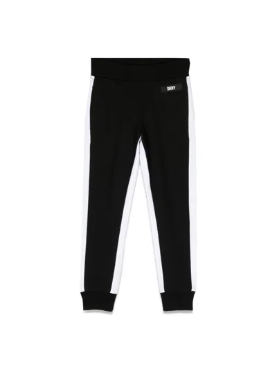 Dkny Kids' Jogger Side Band In Black