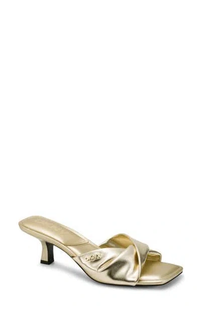 Dkny Jolaine Slide Sandal In Gold