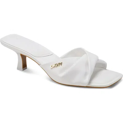 Dkny Jolaine Twist Sandal In White