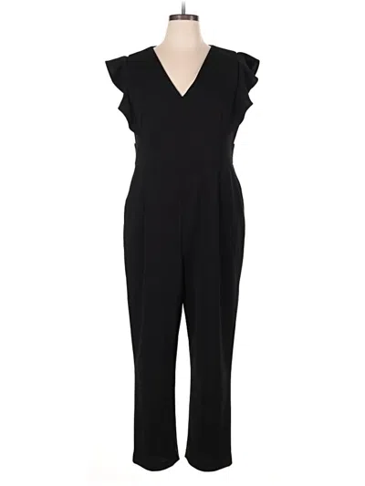 Pre-owned Dkny Jumpsuit In Black