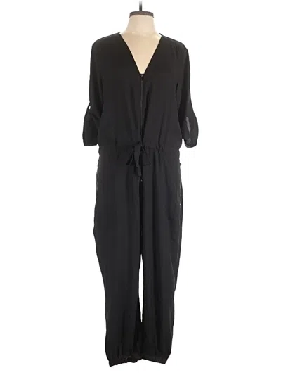 Pre-owned Dkny Jumpsuit In Black