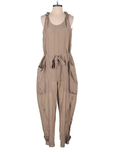 Pre-owned Dkny Jumpsuit In Brown