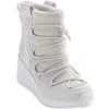 Dkny K4404326 Womens Logo Manmade Winter & Snow Boots In White