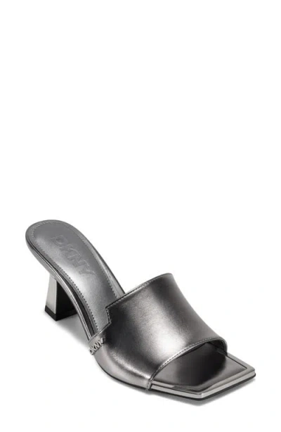Dkny Kailyn Slide Sandal In Silver