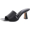Dkny Kailyn Womens Block Heel Man Made Slide In Black