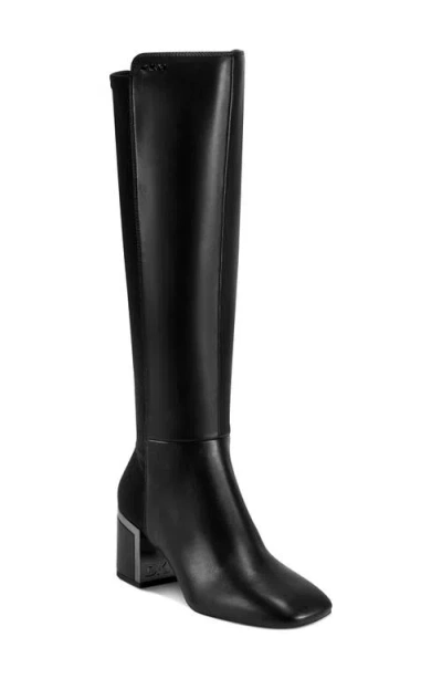 Dkny Kamiah Knee High Boot In Black