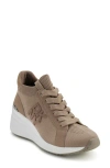 Dkny Kasia Wedge Sneaker In Ash
